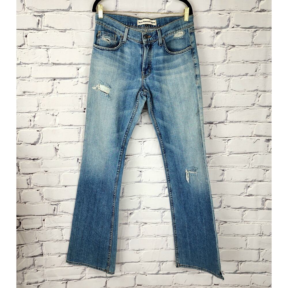 Juicy Couture Jeans Womens 32 Bootcut/Flared Bling y2k 90s